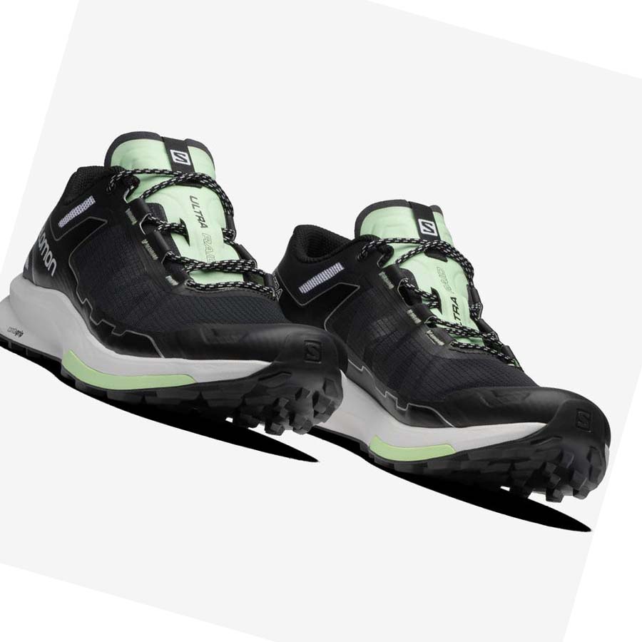 Tenis Salomon ULTRA RAID Hombre Negros Verde Menta | MX 3404CTV